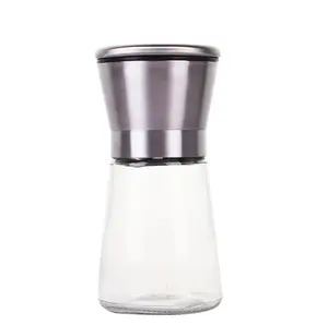 Giá Tốt Của Nhãn Hiệu Spice Salt Pepper Mill, Bán Buôn 200Ml Glass Spice Salt Pepper Grinder