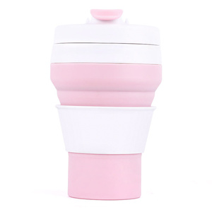 Folding and Portable Custom <b>Reusable</b> Kids Silicone <b>Coffee</b> <b>Cups</b> Manufacturers - Product Image 1