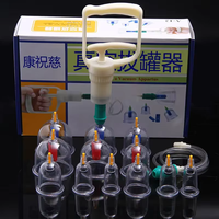 Vente en gros ensemble de ventouses sous vide en plastique traditionnel chinois 32 tasses Massage thérapeutique Hijama 18 tasses pour le style du feu arrière