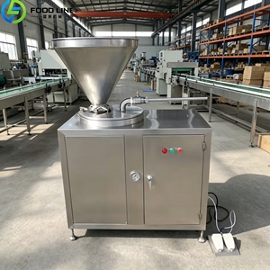Macchina per la produzione di salsicce di prosciutto e hot dog, insaccatrice sottovuoto per carne, macchina pneumatica quantitativa per insaccare e annodare - Product Image 1