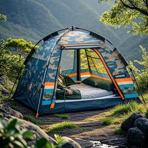 Carpa de Glamping de Lujo PAMIR para 1-4 Personas, Impermeable, Ligera, Carpa Familiar para Acampar, Refugio Estilo Yurta para Jardín, 4 Estaciones - Product Image 6