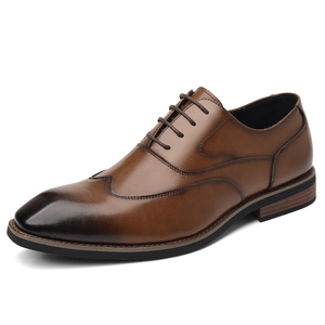 Zapatos de Cuero para Hombre, Sandalias Originales, Zapatos de Cuero para Hombre, Versión Europea Genuina, Zapatos Oxford de Negocios para Hombre - Product Image 1