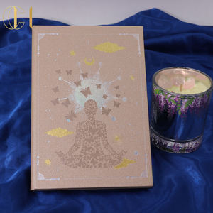 C & H Carnet personnalisé infusé de cristal fait à la main Spirit 21 jours <span class=keywords><strong>Reiki</strong></span> Journal de cristal en cuir avec cristaux Cahiers de guérison - Product Image 3