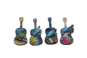 Artisanat en résine personnalisé, aimants de réfrigérateur en forme de guitare 3D, requin, dauphin, poisson, aimants personnalisés pour aquarium, aimants souvenirs - Product Image 5