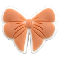 FOB Accessoire de chaussure nœud infirmière, Breloques et clips pour sabots en PVC, motifs fruits et nœuds