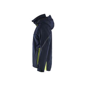 BLAKLADER - 479019778633L Chaqueta Shell Azul marino oscuro/Amarillo Hi-vis-EAN 7330509888520 CHAQUETAS DE TRABAJO - Product Image 4