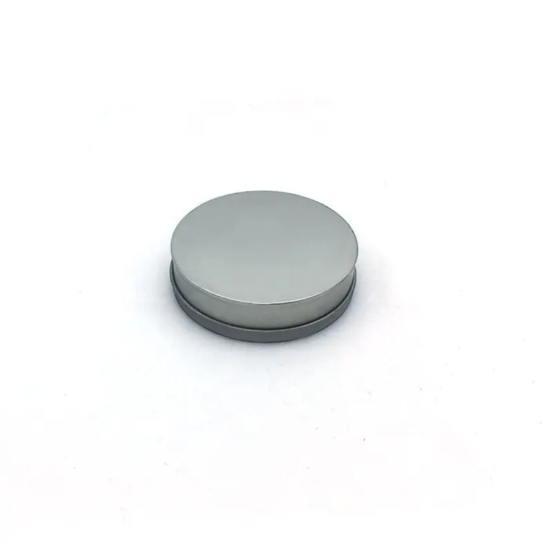 Tragbare silberne runde Aluminium dosen Zinn glasbehälter Für Lippen balsam/Lippen balsam Blechdosen