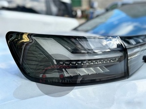 Fanali Posteriori a <span class=keywords><strong>LED</strong></span> Personalizzati per <span class=keywords><strong>Audi</strong></span> <span class=keywords><strong>A4</strong></span> S4 B9.5, Stile Nero Venom Trasparente, Assemblaggio Plug and Play 2020-2024 - Product Image 4