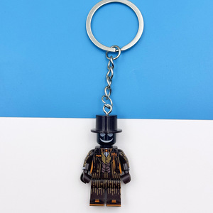 Porte-clés et pendentif de sac en plastique, style européen et américain, thème Halloween, avec breloque tête de sorcière et citrouille à assembler - Product Image 6
