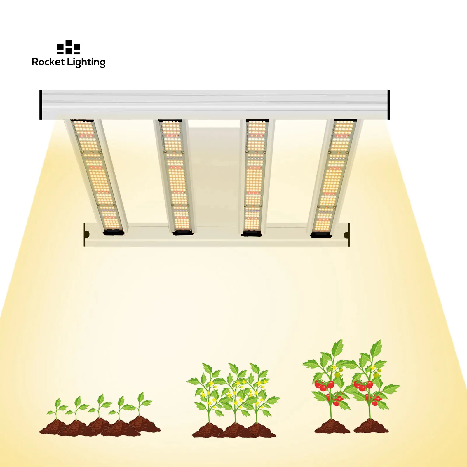 Samsung lm301h lm281b dimmable rumah kaca dapat dilipat tanaman tumbuh cahaya strip spektrum penuh 240w led tumbuh cahaya untuk tanaman dalam ruangan