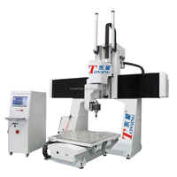 Mini-machine de fraisage CNC à 5 axes pour le bois, petite machine de fraisage et de découpe à 5 axes pour le contreplaqué