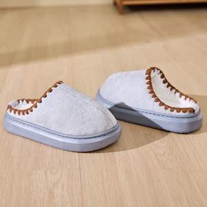 Femmes hommes pantoufles plate-forme Mini bottes hiver <span class=keywords><strong>Mules</strong></span> confortable peluche fausse fourrure moelleux fourrure chaud maison chaussures intérieur extérieur pantoufle - Product Image 5