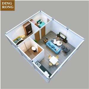 Kit Prefabbricati per <span class=keywords><strong>Garage</strong></span> in Metallo di Piccole Dimensioni, Casa Container Lowes Indonesia - Product Image 3