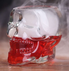 Vaso de chupito con cabeza de Calavera, taza de cerveza, vaso de vino, vaso de cristal, whisky, <span class=keywords><strong>vodka</strong></span>, taza de café, 25ml ~ 150ml, botella de regalo, vaso de chupito - Product Image 1