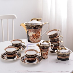 Juego de Té de Cerámica de Lujo de 15 Piezas y Juego de Café de Porcelana Fina de Europa Occidental en Promoción - Product Image 1
