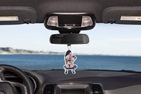 Désodorisant de voiture Sexy Double face, en forme de papier, Logo personnalisé Sexy, suspendu, pour filles, nouveauté 2020