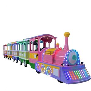 Tren Eléctrico para Parque de Atracciones, Equipo de Tren Mini sin Rieles para Parque de Atracciones - Product Image 1