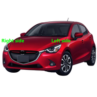 Untuk Mazda 2 M2 Demio 2015 2016 2017 2018 Penutup Lensa Lampu Depan Transparan Pengganti Cangkang Lampu Depan Asli Kaca Plexiglass.