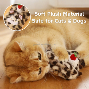 Mainan Hewan Peliharaan Lucu Bentuk Swiss Roll dari Bahan Plush Lembut untuk Anjing dan Kucing dengan Kertas Berkerut - Product Image 2