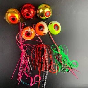 Leurre de pêche en caoutchouc salé multicolores DIY 60/80/120/150/200g, leurres de jigging en caoutchouc octopus kabura, <span class=keywords><strong>jig</strong></span> en caoutchouc <span class=keywords><strong>Tai</strong></span> - Product Image 3