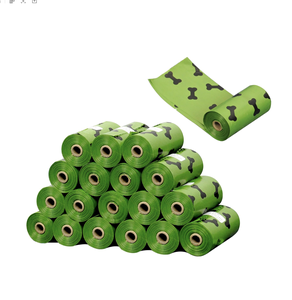 Toptan özel baskılı PE çevre dostu köpek Pet atık <span class=keywords><strong>Pets</strong></span> evcil hayvanlar için çöp torbaları biyoçözünür çanta tutucu dağıtıcı kaka poşetleri - Product Image 2