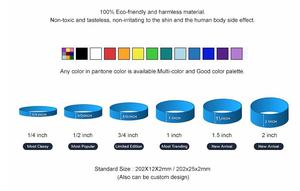 Pulseras de silicona fluorescente recicladas ecológicas iluminadas que brillan en la oscuridad, pulseras de goma brillantes, Bandas de silicona brillantes - Product Image 6