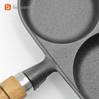 Poêle à frire antiadhésive en fonte de 4 tasses pour crêpes Poêle à omelette durable pour la cuisine à domicile