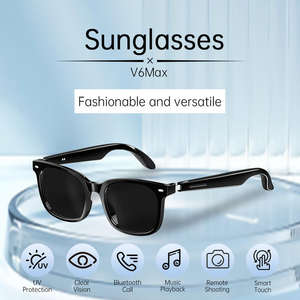 Lunettes de soleil intelligentes V06 MAX avec caméra, traducteur vocal IA et fonction d'enregistrement vidéo, connectivité Wi-Fi - Product Image 4