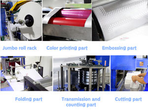 Petite Entreprise Numérique Logo Impression Papier Serviette Machine de Conversion - Product Image 4