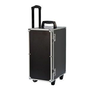 Xách tay đa-hai lớp xe đẩy hộp đồ trang sức PU da đồ trang sức container với ngăn kéo nhà sản xuất cung cấp - Product Image 6