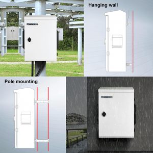 Boîtier de jonction électrique étanche pour instruments électroniques avec <span class=keywords><strong>ventilateur</strong></span> de refroidissement et thermostat pour protection électrique - Product Image 3