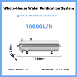 Système de filtration <span class=keywords><strong>d</strong></span>'<span class=keywords><strong>eau</strong></span> pour toute <span class=keywords><strong>la</strong></span> maison OEM en acier inoxydable à ultrafiltration PVDF lavable, <span class=keywords><strong>purificateur</strong></span> à haut <span class=keywords><strong>d</strong></span>ébit, durée de <span class=keywords><strong>vie</strong></span> de plus de 3 ans pour l'<span class=keywords><strong>eau</strong></span> de puits - Product Image 1