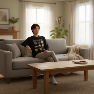 Camiseta de manga larga con estampado de Dios: Soy especial, elegido, único y amado - Product Image 3