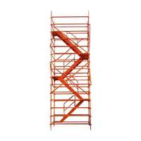 Plateforme modulaire de sécurité en acier pour accès aux puits d'excavation, type cage, pont, enceinte, pilier, colonne, structure de construction