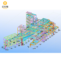 Immeuble d'Appartements, Entrepôt, Hangar ou Abri à Structure en Acier Préfabriqué Multi-Niveaux
