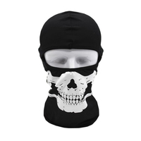 Cagoules personnalisées imprimées, bandanas tête de mort, cagoules intégrales à un trou, bonnets cagoules en soie glacée pour moto