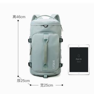 Bolsas de gimnasio funcionales impermeables y ligeras para hombres, impresiones personalizadas con logotipo, bolsa de gimnasio para llevar a mano, bolsas de gimnasio deportivas con compartimento para zapatos - Product Image 4