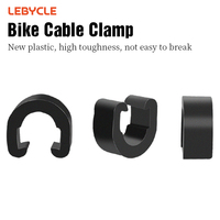 LEBYCLE Clip de fixation pour câble de frein et de dérailleur de vélo, guide de câble pour VTT et vélo de route, organisateur de câbles de vélo