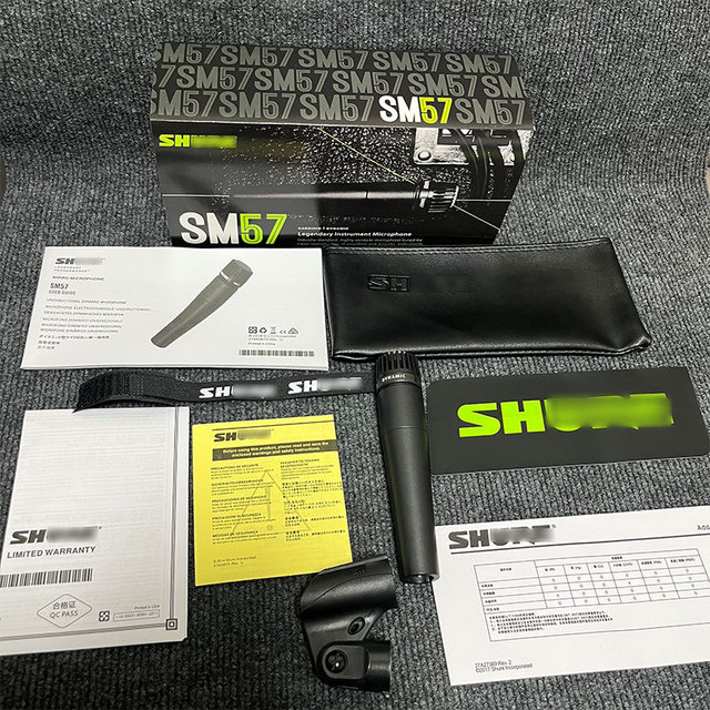 SM57 Microphone Professional Recording Voice-over Broadcasting Instrument Wired Dynamic Cardioid