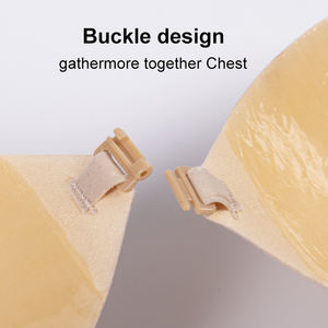 Soutien-gorge adhésif fin et léger pour femmes grandes tailles, avec brosse à main, colle lavable et réutilisable - Product Image 3