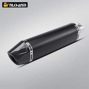 Silencieux universel 51 mm <span class=keywords><strong>SC</strong></span> en acier inoxydable et fibre de carbone pour moto, nouveau Nlkhanm, garantie 12 mois, 570 mm, R6 MT09 <span class=keywords><strong>Ninja</strong></span> GSX - Product Image 3