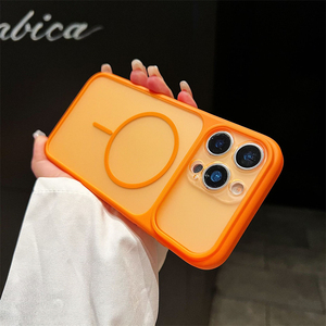 เคสโทรศัพท์แบบด้านสีพื้นโปร่งแสง แม่เหล็กติดแน่น สำหรับ iPhone 11 13 17 Pro Max  ขอบแม่เหล็กอย่างดี ป้องกันรอบด้าน ผลิตจากโรงงาน - Product Image 4