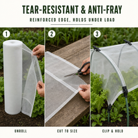 Filet anti-insectes pour serre de jardin potager en HDPE de haute qualité avec protection UV