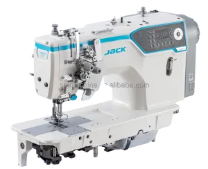 New JACK JK-58450 Twin Needles Computerized Lockstitch Sewing Machine