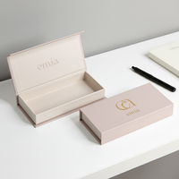 Scatola Rigida in Cartone Colorato con Coperchio Magnetico e Logo Stampato Personalizzato, Stampa in Lamina Dorata per Packaging Cosmetico