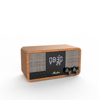 Système audio vintage transfrontalier pour haut-parleur 5.1, radio FM domestique en bois, horloge, alarme, avec subwoofer 5W