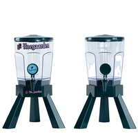 Distributeur de bière auto-service portable de type split, 3L, avec éclairage sept couleurs, alimenté à l'énergie solaire, de qualité alimentaire, design élégant, pour