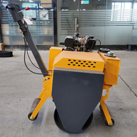 Compacteur hydraulique bidirectionnel à tambour unique, manuel, pour le compactage routier
