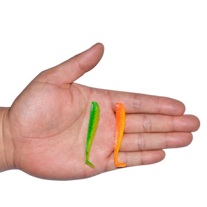 Soft lure rubber 65mm 1.5g Fishing lure Shad Silicone bait soft Bait per perch pike soft plastic fishing lure - Product Image 3
