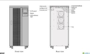 UPS en ligne basse fréquence <span class=keywords><strong>triphasé</strong></span> 10kva 15kva 20kva 100kva 120kva 200kva <span class=keywords><strong>alimentation</strong></span> d'énergie non interruptible - Product Image 5
